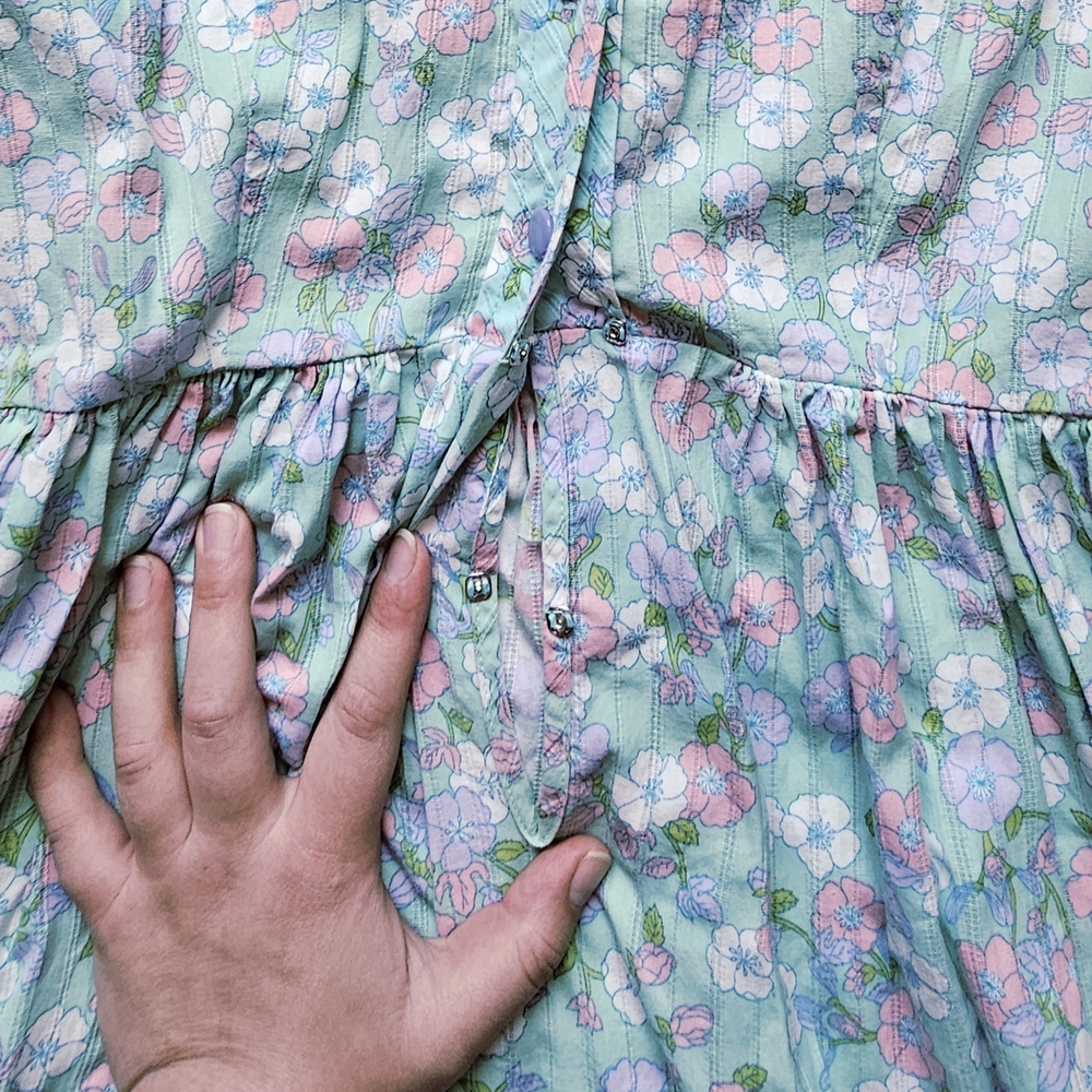 Floral Button-Up Dress - Picture 4 of 6